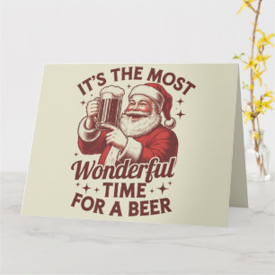 Tarjeta Es El Momento Más Maravilloso Para Una Cerveza De 