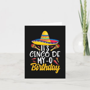 Tarjeta Es el primer cumpleaños del Cinco de Mayo Fiesta P