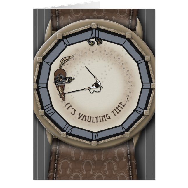 Tarjeta "Es el tiempo de bóveda" (Frente)