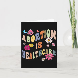 Tarjeta ¿Es feminista la elección de la medicina retro flo