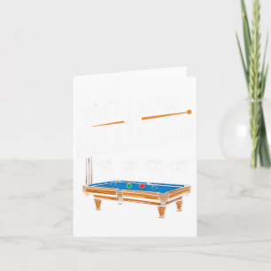 Tarjeta Es Gracioso Por Qué Pierdo En Billiards Pool Playe