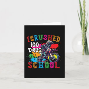 Tarjeta Es Gracioso Que Aplasté 100 Días De Amante De Bici