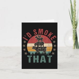 Tarjeta Es gracioso que fume que el regalo de los Chef Cam