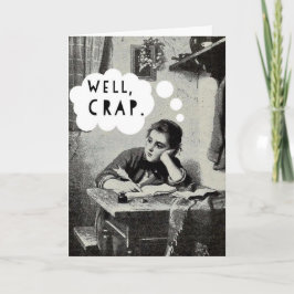 Tarjeta Es gracioso que te echo de menos Ilustracion Vinta