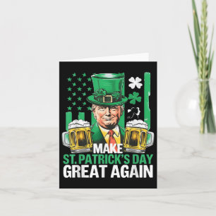 Tarjeta Es gracioso que Trump vuelva a hacer grande el Día