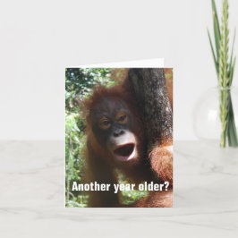 Tarjeta Es gracioso volverse más viejo humor para los cump