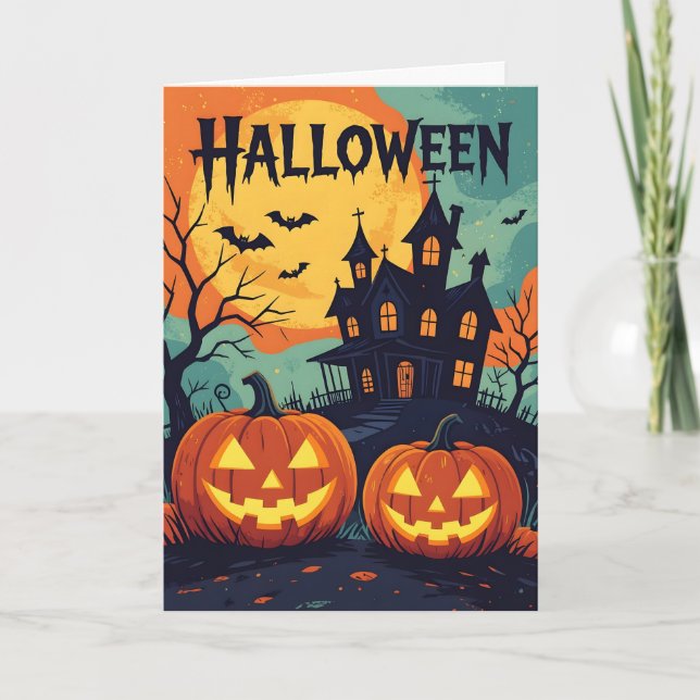 Tarjeta ¡Es Halloween! (Anverso)