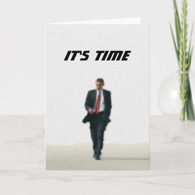 Tarjeta Es hora (Anverso)