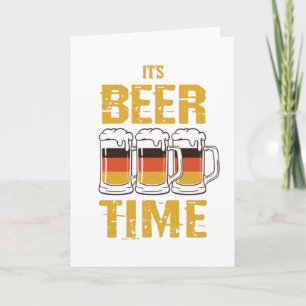 Tarjeta Es hora de la cerveza