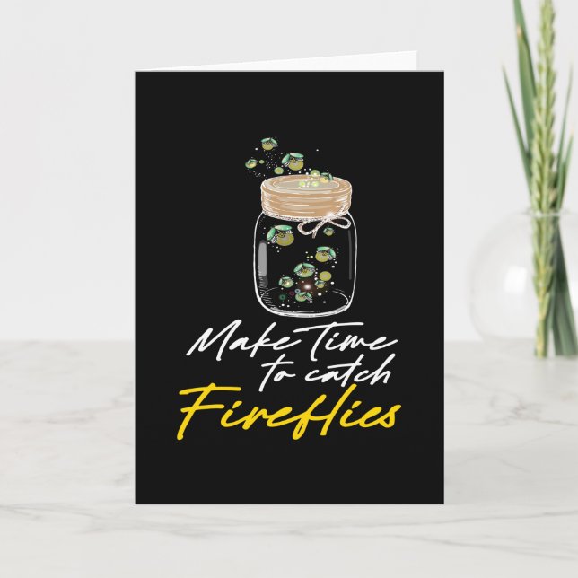 Tarjeta Es Hora De Que Las Luciérnagas Atrapen A Las Lucié (Anverso)