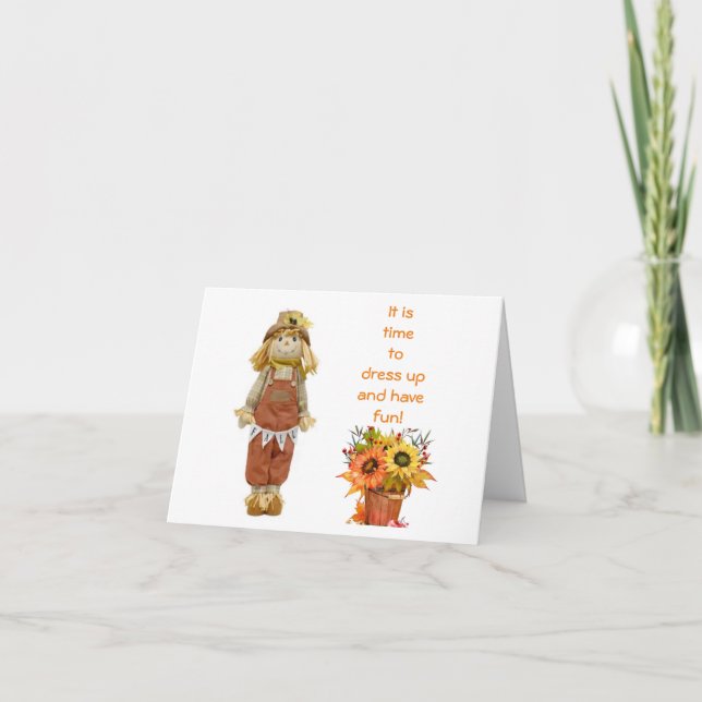 TARJETA ES HORA DE "VESTIRSE Y DIVERTIRSE" (Anverso)