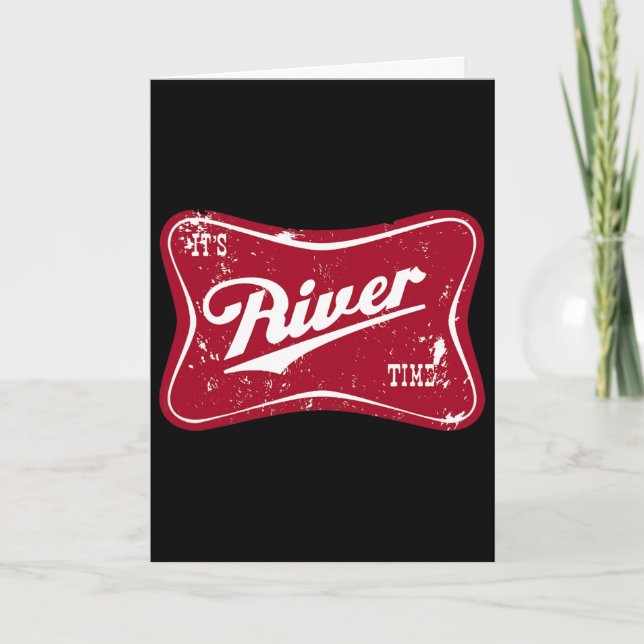 Tarjeta Es hora del río  (Anverso)