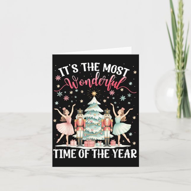 Tarjeta Es La Época Más Maravillosa Del Año Cascanueces (Anverso)
