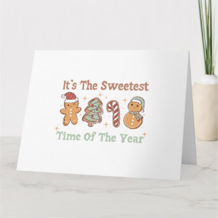 Tarjeta Es la mejor época del año de divertidas navidades
