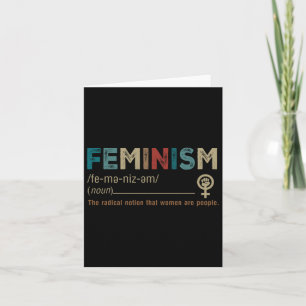 Tarjeta Es La Noción Radical De Que Las Mujeres Son Person