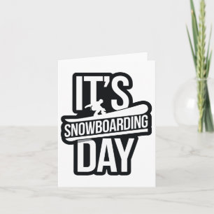 Tarjeta Es la ropa de Snowboard para nieve