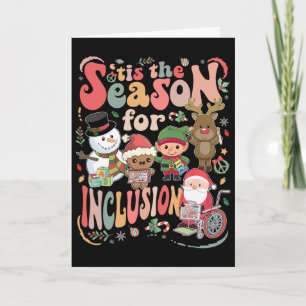 Tarjeta Es La Temporada Para La Inclusión Navidad Sped Mae