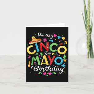 Tarjeta Es mi Cinco De Mayo Día Gracioso Cinco De Mayo