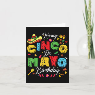 Tarjeta Es mi Cinco De Mayo Día Gracioso Cinco De Mayo