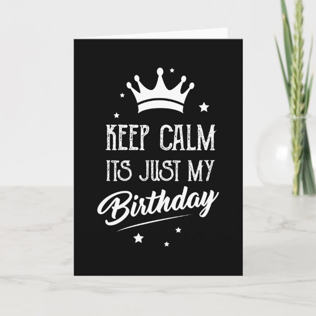 Tarjeta Es mi cumpleaños (Anverso)