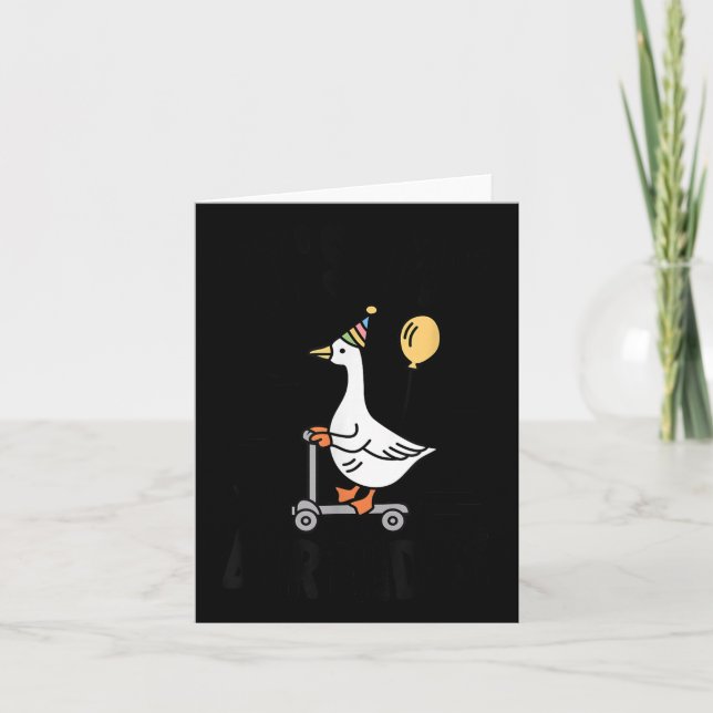 Tarjeta Es mi cumpleaños coincidiendo con las divertidas m (Anverso)