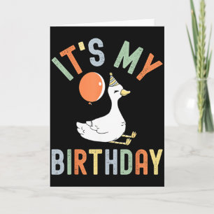 Tarjeta Es Mi Cumpleaños Tonto Familia Mujeres Hombres Niñ