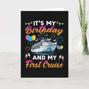 Tarjeta Es mi cumpleaños y mi primera celebración de cumpl