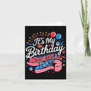 Tarjeta Es mi día de la conmemoración de cumpleaños divert