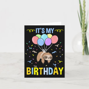 Tarjeta Es mi eslogan de cumpleaños