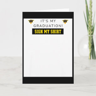 Tarjeta Es Mi Graduación Cl De 2026 Graduado Firma Si