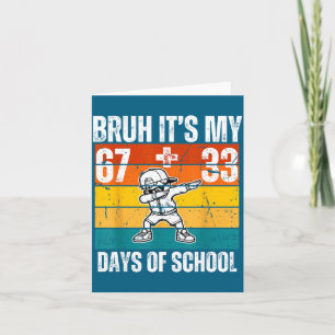 Tarjeta Es mi hermano 67 33 días Escuela
