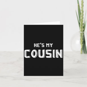 Tarjeta Es mi primo Reunión de familia, Parejas divertidas