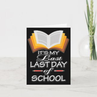 Tarjeta Es mi último día de retirismo escolar