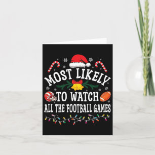 Tarjeta Es Muy Probable Que Los Navidades Divertidos Vean