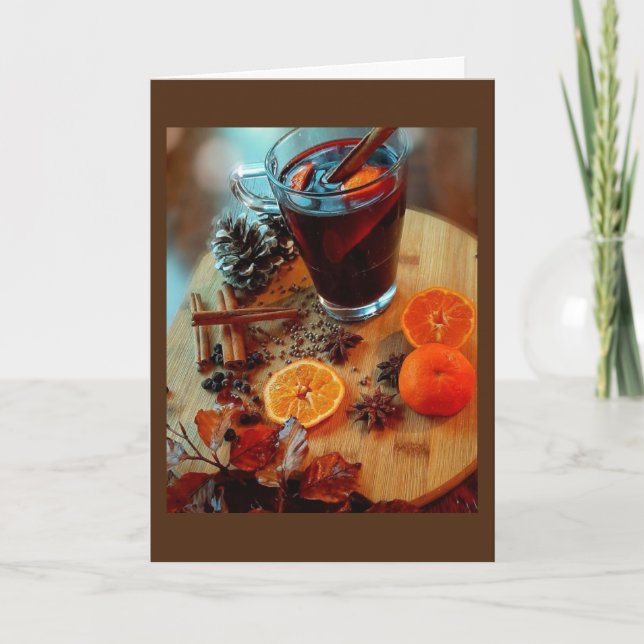 TARJETA **ES OTOÑO Y HORA DE CELEBRAR GRACIAS** (Anverso)