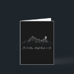 Tarjeta Es Otro Medio Milla Más O Menos Caminata Senderist<br><div class="desc">Es Otro Medio Milla Más O Menos Caminata Senderista Camping Al aire libre</div>