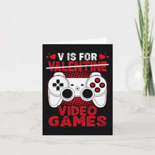 Tarjeta Es para videojuegos Día de San Valentín Gamer Boys