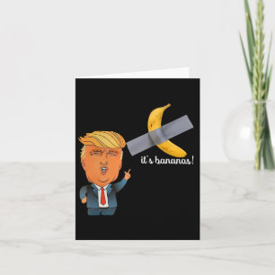 Tarjeta Es plátano de Trump (a escala) Starship Divertido