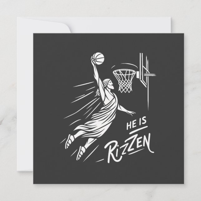 Tarjeta Es Rizzen Graciosa Pascua (Anverso)
