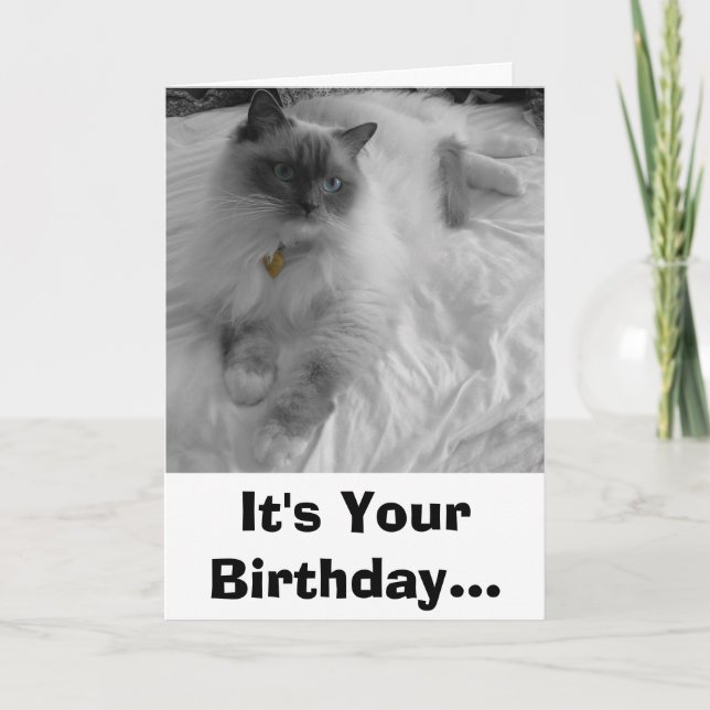 Tarjeta Es su cumpleaños… (Anverso)