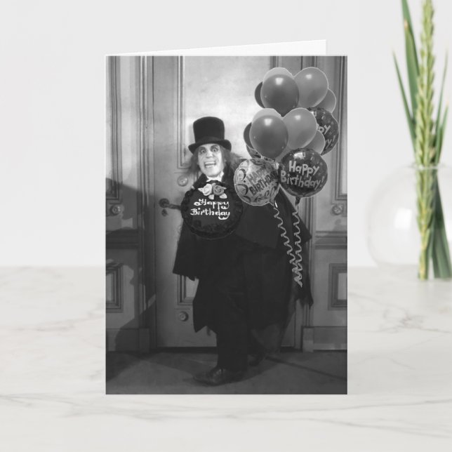 Tarjeta Es su cumpleaños después de la medianoche (Anverso)