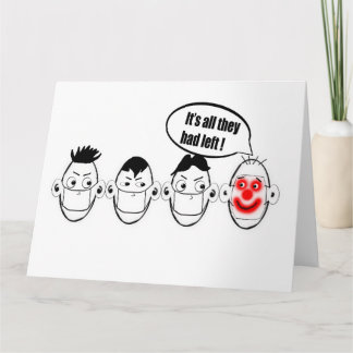 Tarjeta Es todo lo que tenían