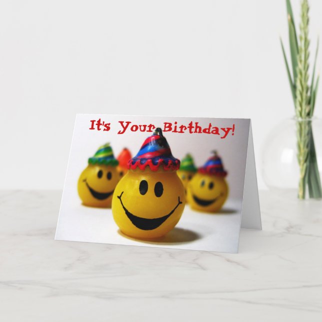 Tarjeta ¡Es tu cumpleaños! (Anverso)