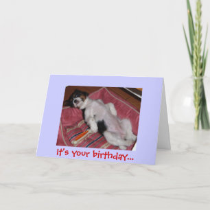 Tarjeta Es tu cumpleaños...