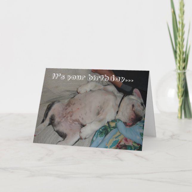 Tarjeta Es tu cumpleaños... (Anverso)
