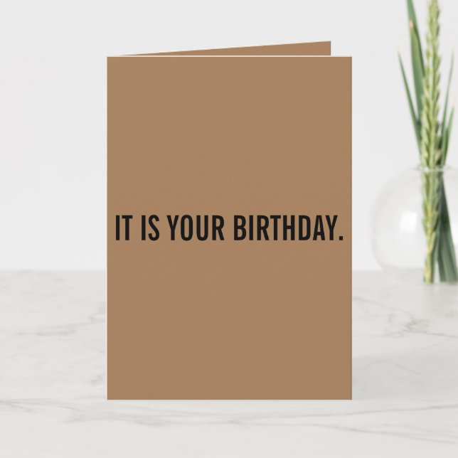 TARJETA ES TU CUMPLEAÑOS (Anverso)