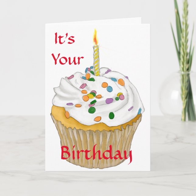 Tarjeta Es tu cumpleaños (Anverso)