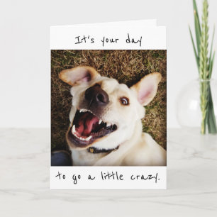 Tarjeta Es tu día para llegar a una carta de cumpleaños lo