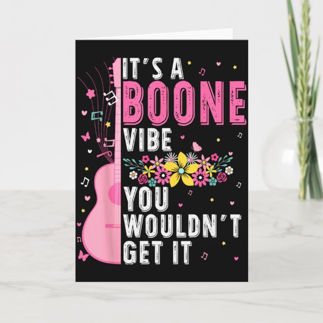 Tarjeta Es un ambiente de Boone que no entenderías (Anverso)