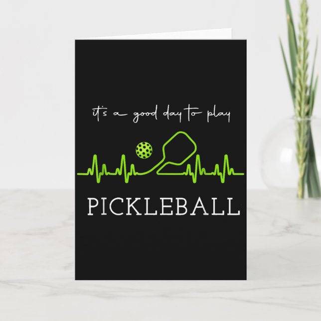 Tarjeta Es Un Buen Día Para Jugar Ckleball Jugador Cklebal (Anverso)